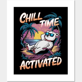 Chill Time Posters and Art